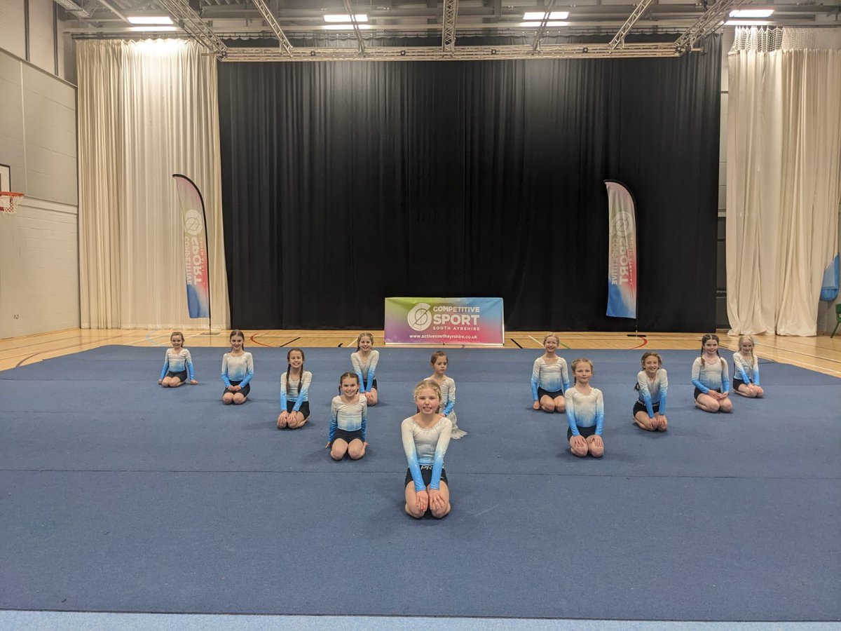We couldn’t be prouder of our superstar gymnasts for their tremendous performance tonight at Flipfest at Ayr Academy 👏💃🏼