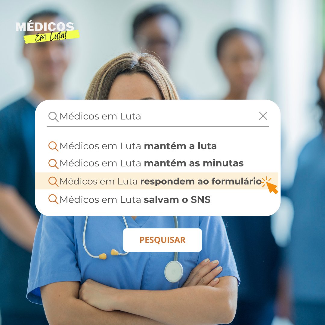 Médicos em Luta : r/internosPT