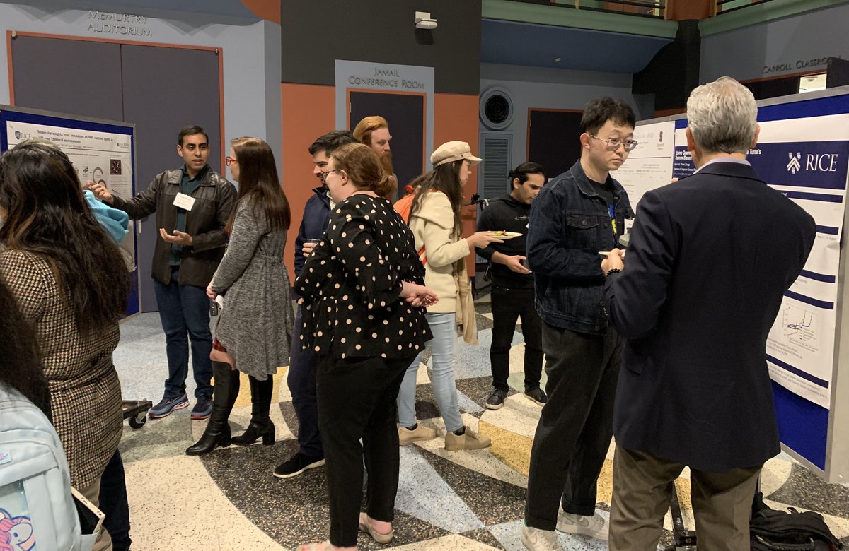 ricekenkennedy's tweet photo. Yesterday K2I hosted a research showcase for our exceptional graduate student fellowship recipients. We’re proud to invest in the future of innovation in #AI, #Data & #Computing through these students at #RiceU. Learn how your company can get involved at https://t.co/ivclrejE9W. https://t.co/ztUJsZVeH1