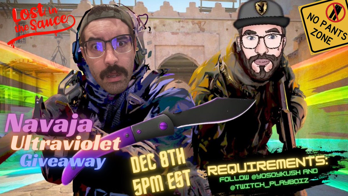 yosoykush's tweet photo. 🚨🚨KNIFE GIVEAWAY🚨🚨

✅ Follow @yosoykush and @Twitch_Playboiz 
✅ Like/RT
✅ Tag 2 friends
✅ Winner will be picked December 8th on stream, must be present to win twitch url in comments
✅EZ win

#cs2giveaway #csgogiveaway #giveaway https://t.co/LAFgncFhjj