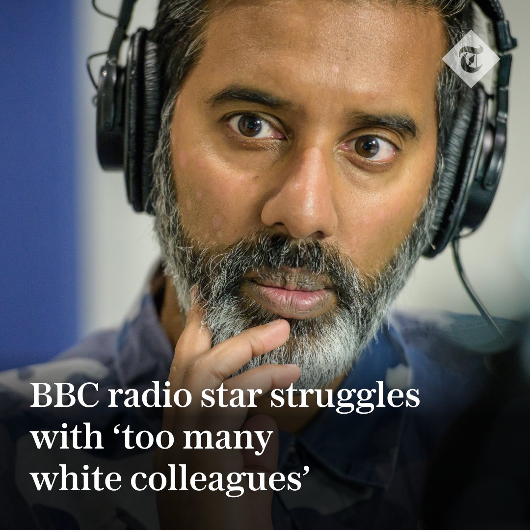 Telegraph's tweet photo. 🎙BBC Radio 5 Live presenter Nihal Arthanayake has said an overwhelmingly “white” working environment is affecting his mental health ⤵

https://t.co/m5WW8APhke https://t.co/XqLUoIEBDv