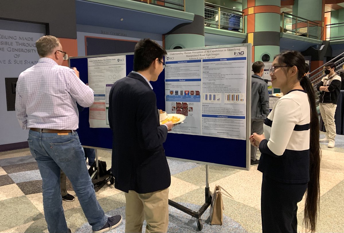ricekenkennedy's tweet photo. Yesterday K2I hosted a research showcase for our exceptional graduate student fellowship recipients. We’re proud to invest in the future of innovation in #AI, #Data & #Computing through these students at #RiceU. Learn how your company can get involved at https://t.co/ivclrejE9W. https://t.co/ztUJsZVeH1