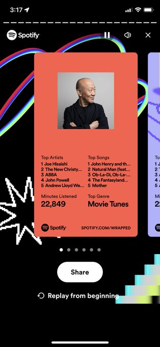 Once more, our overlord Joe dominates my Spotify! https://t.co/VomO6uGW0f<a href="/tag/mvsales"class="tags"><span>#mvsales</span></a>