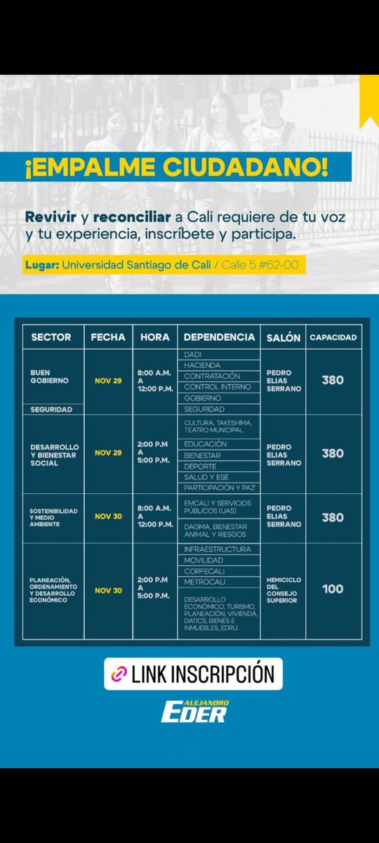 sofiospina_2014's tweet photo. En el #EmpalmeCiudadano #EderAlcalde #Cali escuchando las preocupaciones y aportes de la ciudadanía al empalme tecnico de calbio de gobernó local. Una innovación democrática  en Colombia q la ciudadanía participe en el ejercicio de empalme. https://t.co/S4upUqABQT