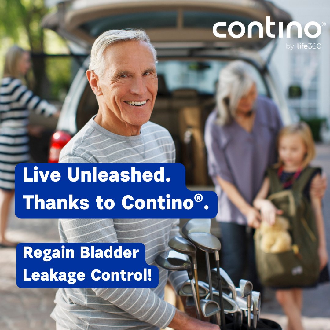 Tired of letting bladder leakage control your life? Say goodbye to limitations and hello to freedom with Contino! Regain your confidence and live life unleashed and discover the difference Contino can make! Call us: 1-833-543-3311
#urinaryincontinence #mycontino #maleincontinence
