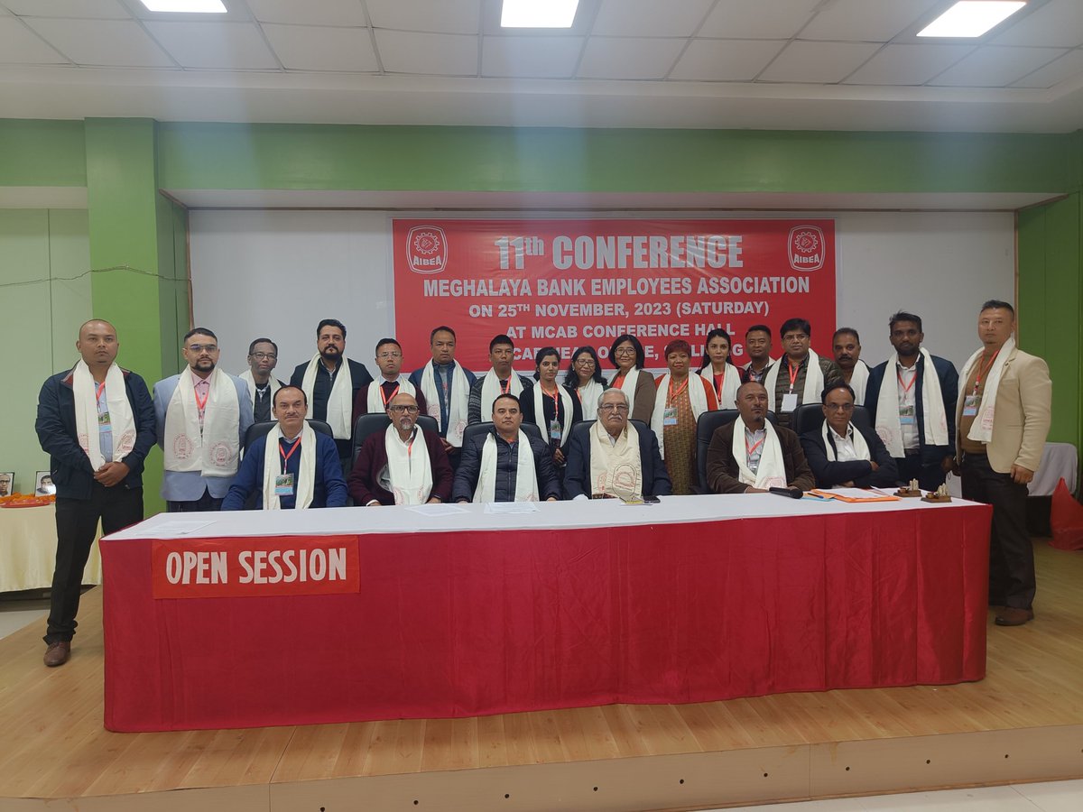 meghalayabea's tweet photo. Unanimously selected new Office Bearers pf #MBEA https://t.co/fxbO8NbmDe