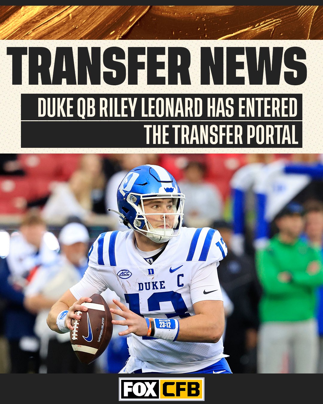 NFL Memes - BREAKING: Former Duke Star QB Riley Leonard