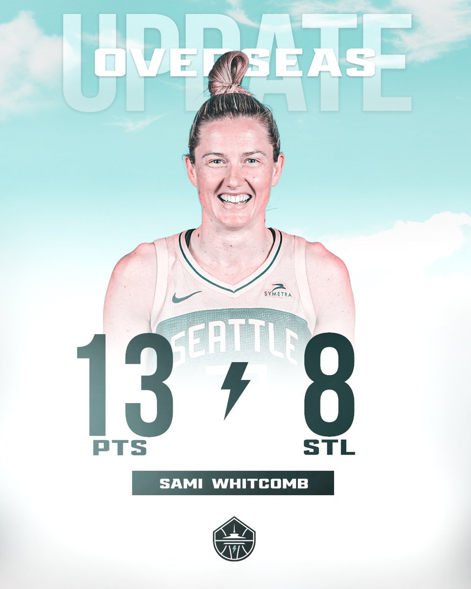 seattlestorm's tweet photo. Picking pockets 🔥

@SamBam32 recorded EIGHT steals for @TownsvilleFire today 😱

#StormOverSEAs https://t.co/GnQv03Q1Ym