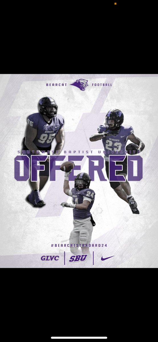 Blessed to receive my first offer from Southern Baptist University <a href="/jmac___19/">Jeremy Maclin</a> <a href="/KirkwoodFB/">Kirkwood Football</a> <a href="/JPRockMO/">JP Rock</a> <a href="/CoachBodway/">Coach Zach Bodway</a> @SBU_Football , greatly appreciated