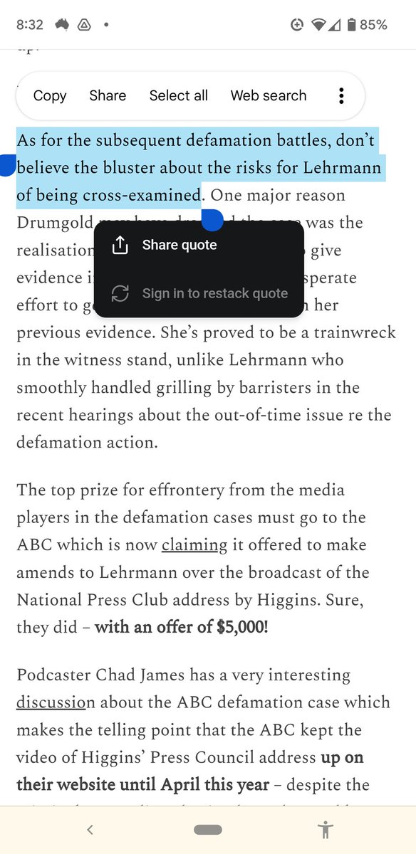 #BetinnaArndt has labelled Brittany Higgins a "scheming charlatan" and a "trainwreck"... Also saying that she predicted #BruceLehrmann would have no troubles under cross examination given his  recent "smooth handling" of legal questions.

I kid you not folks
#JusticeShouldntHurt