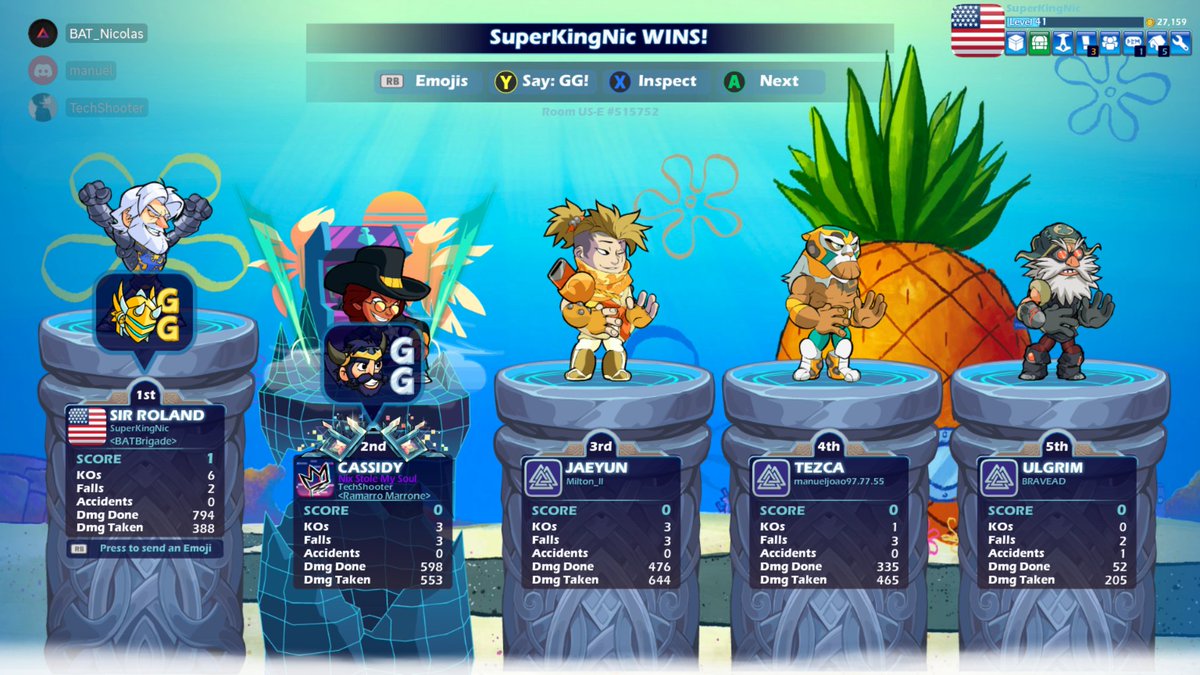 BATNicolasWork's tweet photo. Was a little bit sick today, but it was fun hosting another #Brawlhalla game night in the @BAT_Brigade! Thank you all for joining :)

#BAT #Brave https://t.co/8k90YyRdbe