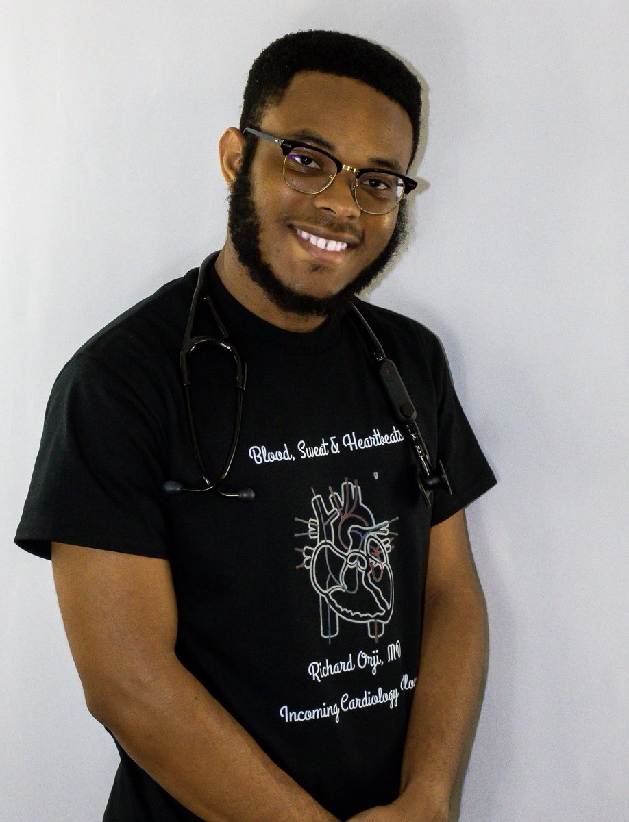 Richard T. Orji, MD (@drrichard_orji) on Twitter photo Stepping into a new chapter with a 🫀 full of excitement. I Matched in Cardiology at <a href="/UICDom/">University of Illinois Department of Medicine</a>
* To my friends & family – your sacrifices & support fueled my ambition.
* To my mentors – your wisdom & allowing me stand tall on your shoulders is appreciated. #GratitudeBeyondWords Stepping into a new chapter with a 🫀 full of excitement. I Matched in Cardiology at <a href="/UICDom/">University of Illinois Department of Medicine</a>
* To my friends & family – your sacrifices & support fueled my ambition.
* To my mentors – your wisdom & allowing me stand tall on your shoulders is appreciated. #GratitudeBeyondWords