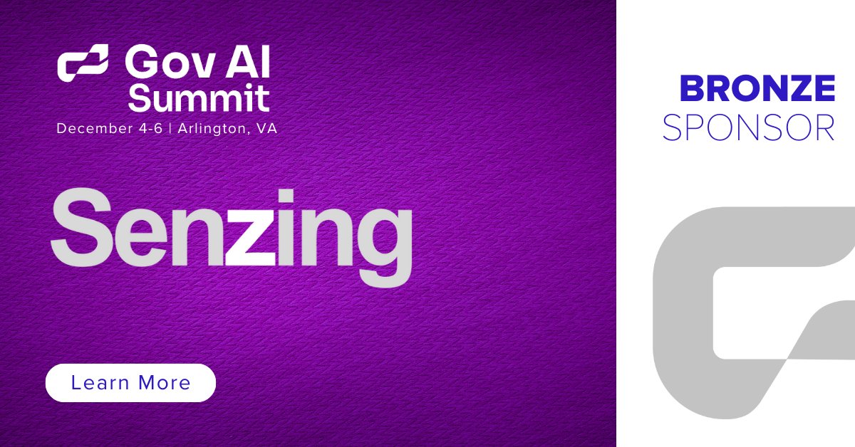 govaisummit's tweet image. We are happy to announce that @senzing is a Bronze Sponsor.

Senzing entity resolution software API is the fastest way to add highly accurate data matching &amp;amp; relationship analysis.

See them at GovAI Summit: bit.ly/3R3RGyI

#GovAI23 #GenerativeAI #GovTech #AISecurity