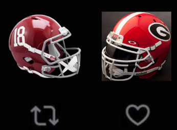 pigskinpetey's tweet image. Who you got? #Rolltide #godawgs