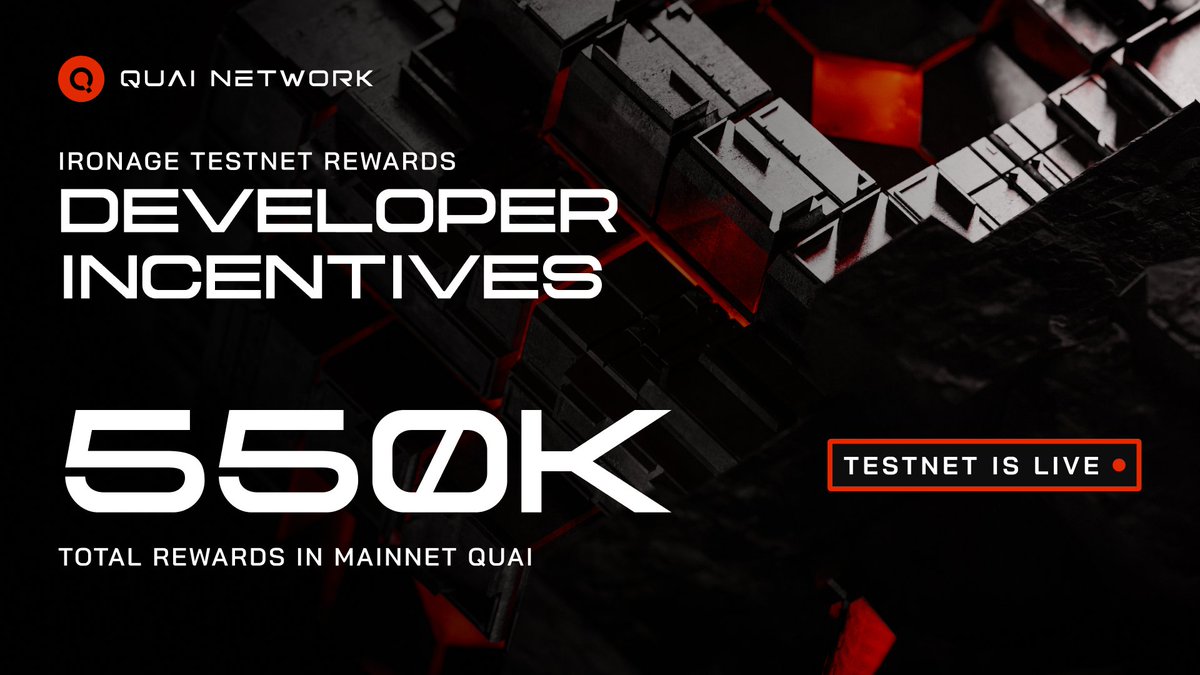 We're excited to announce the Quai Network Iron Age Testnet Developer Bounty Program!

Launching NOW, this program offers incentives for solo devs and development teams to deploy certain types of projects on Quai. Learn which bounties are available and how to participate in the