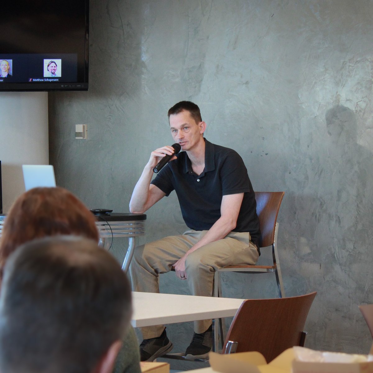 Our team heard from Technology Systems Director Heath Gillihan during today's Lunch N' Leader. Heath shared more on his path to leadership and outlook on the future of the #informationtechnology industry, including the increased exposure to #AI and the advancements in #security.