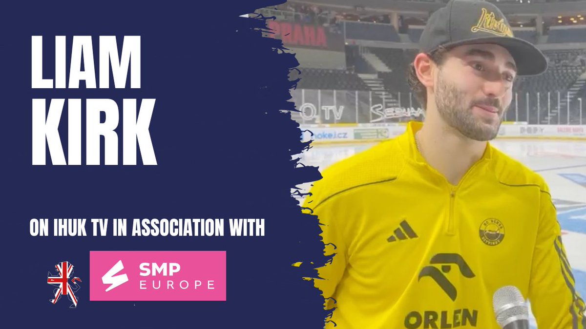 💬 GB fans will love coming to Czechia 💬

🏒 Great Britain forward Liam Kirk chats to Luke Fisher on Ice Hockey UK TV - in association with SMP Europe - about how he's finding life playing in the Czechia top flight with HC Litvínov.

📺 Watch here 👉 youtu.be/aPubgqjCIXE