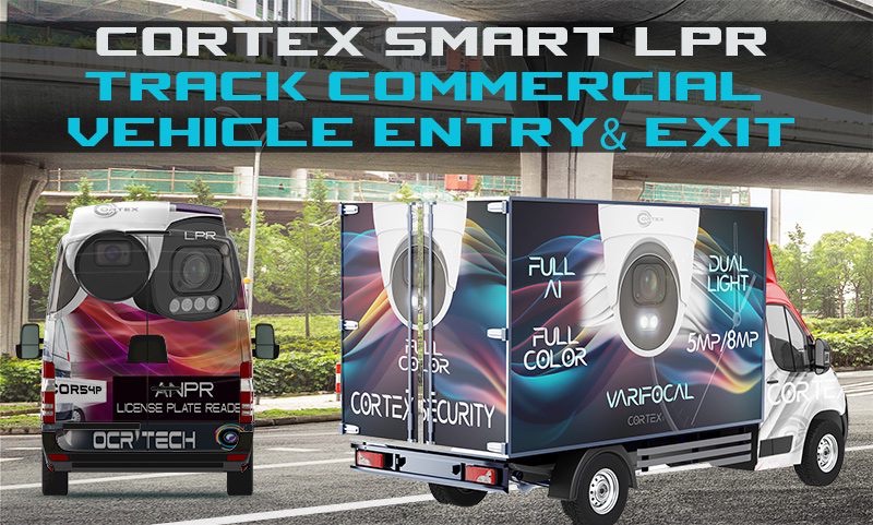 Cortex offers a complete line of advanced LPR solutions for every budget and requirement. I track and commercial vehicles has never been easier!