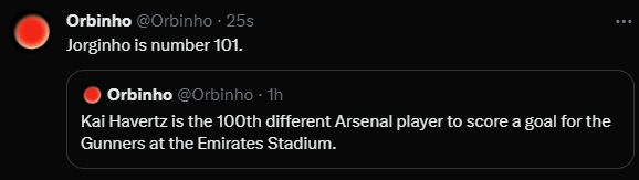 I guarantee you no Arsenal fans saw this coming