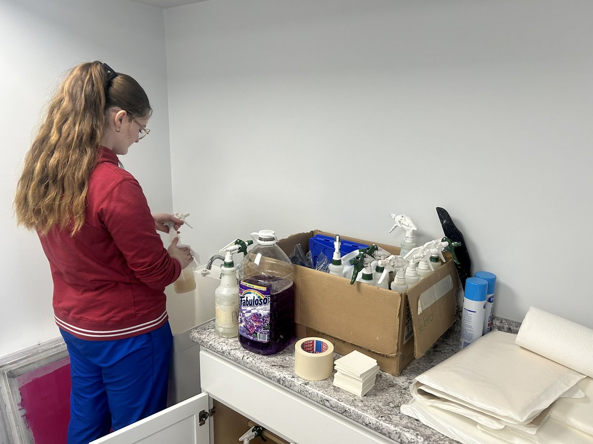 UCDECA's tweet photo. Officially moved into Vision Corner today. Thanks to everyone who helped. We will have an open house and grand opening as soon as we get everything setup and organized. Stay tuned… @rowluke @UC_Principal @RandolphEastern @nbadamstg2m @bkuehl3062 https://t.co/IoUb2pRPhP