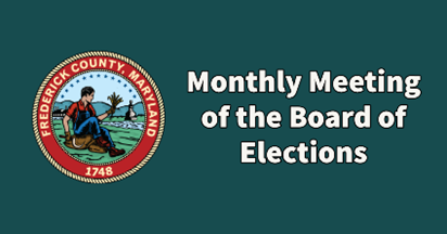 FredMDVotes's tweet image. Listen to the December meeting of the Board of Elections at 2 pm Dec. 6. The agenda and the link to call in is at FrederickCountyMD.gov/vote #MDVotes #FrederickCountyMD