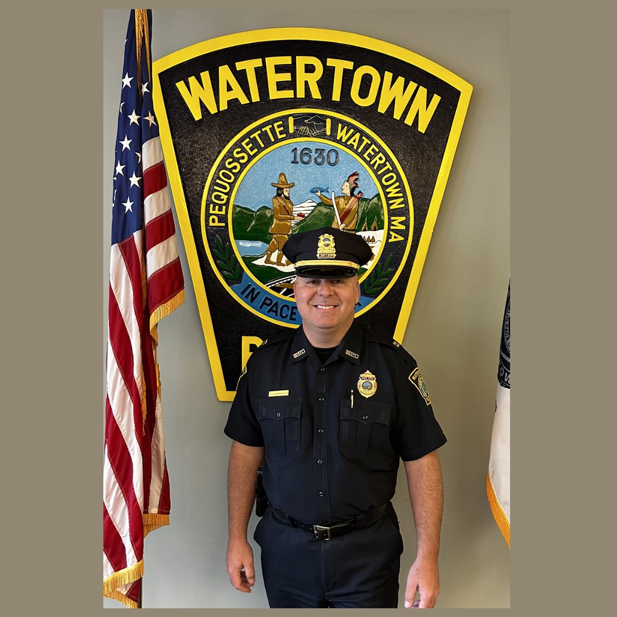 City Manager George J. Proakis is pleased to announce the appointment of Watertown native Justin Hanrahan as the new Police Chief for the City of Watertown effective November 30, 2023. 

Read more at watertown-ma.gov > News