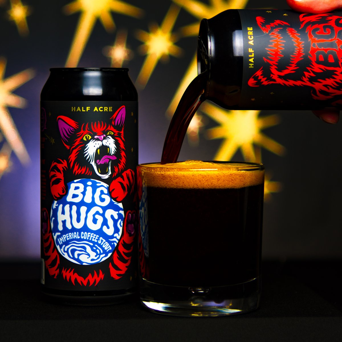 Big Hugs 2023. 14 years of 10% coffee stout with our friends @darkmattercoffee Hugs arrives as a testament to time. A lot of people have memories attached to it. Maybe it’s drinking it or coming out to buy it at Lincoln, it’s been around long enough to make a dent in things.