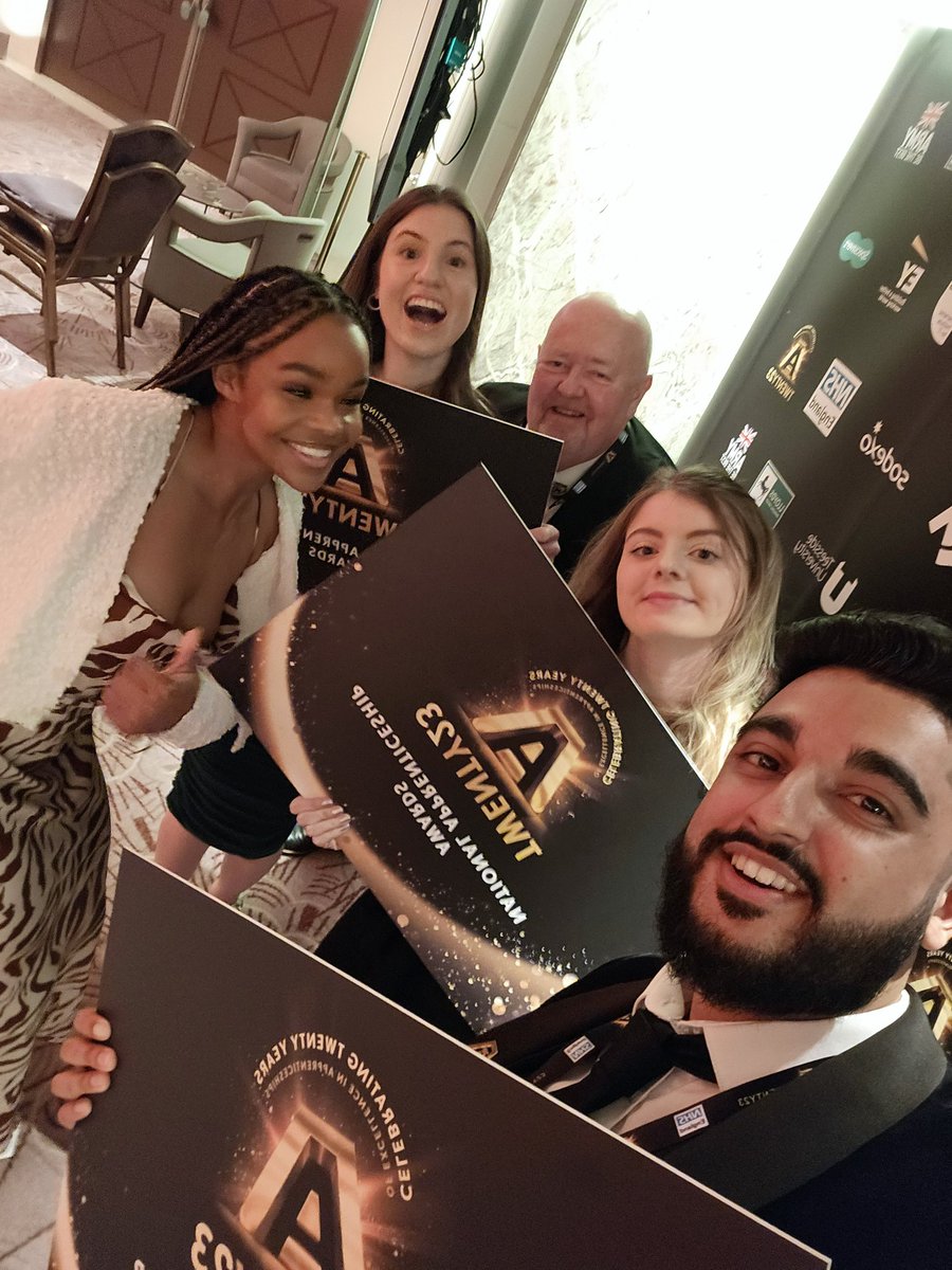 My EMAAN gang🏆 @Apprenticeships #AppAwards23