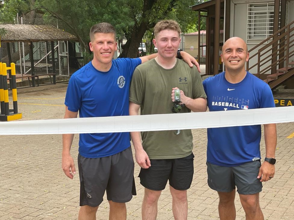 MSGs and Embassy personnel around Region 6 in Southern and Eastern Africa participated in the virtual Marine Corps Marathon.  Marines with Detachments Luanda, Angola; Harare, Zimbabwe; Juba, South Sudan; and the Region Headquarters completed 26.2 miles.