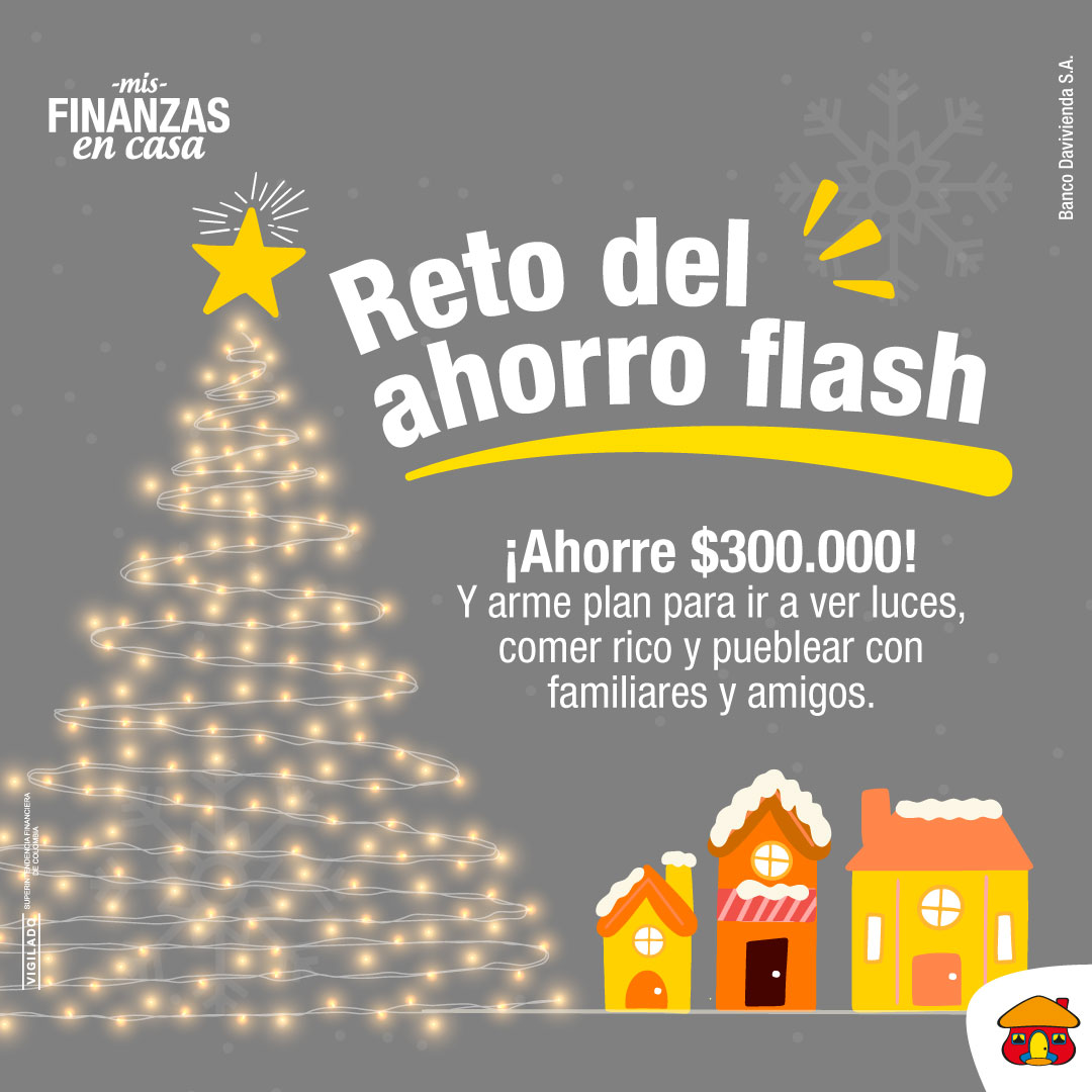 Uno de los planes más ricos en diciembre es ir a ver luces. En Colombia hay muchos pueblos, ciudades y barrios donde el alumbrado es espectacular. ✨🎄🎆
¡Ahorre y arme parche para este plan imperdible!

#MisFinanzasEnCasa #FinanzasPersonales #Ahorro #Retodelahorroflash #Navidad
