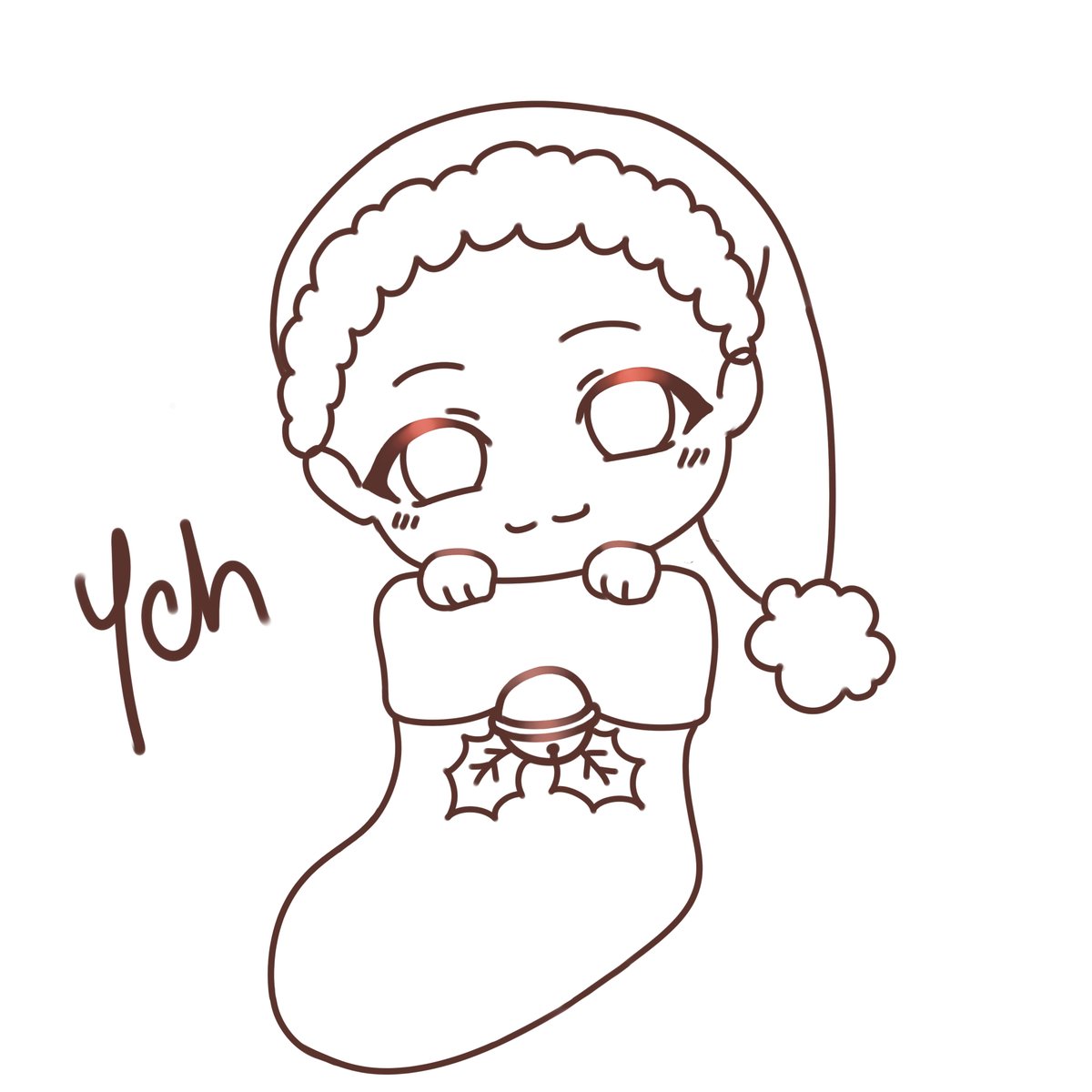 b_mokke's tweet photo. Listo el espíritu navideño???? YCH calcetincito de navidad!!!!! Chubbito disponible con diadema o gorrito de santa a elección!! Para decorar su strimcito, como fondo de pantalla o un bomnito icon 
Hecho 100% con amor y chispitas navideñas uwu
https://t.co/S6bi63eGPL https://t.co/tmmIVcFwFe