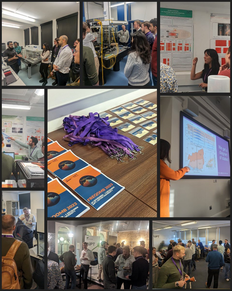 Day 1 at the #FreQomb workshop.  What a buzzing start! Intriguing talks and the grand AiPT lab tour. Like a dream come true.