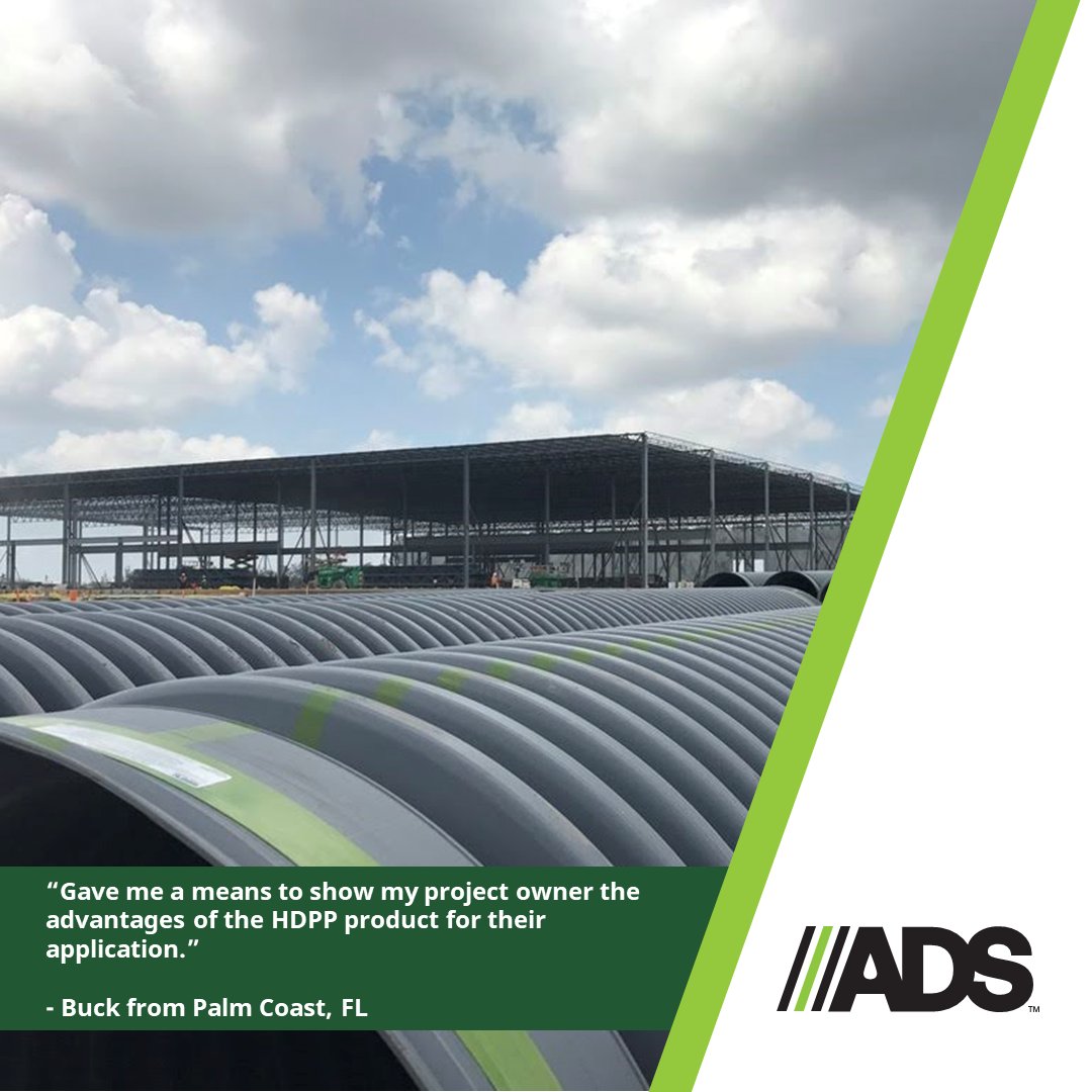 Uncover savings with HP Storm or N-12® pipe vs. traditional materials using the ADS Pipe Value Tool. Get a breakdown of installation days, truckloads, and joints. Customize inputs to match your market. Try it now at pipevaluetool.com! #OurReasonisWater