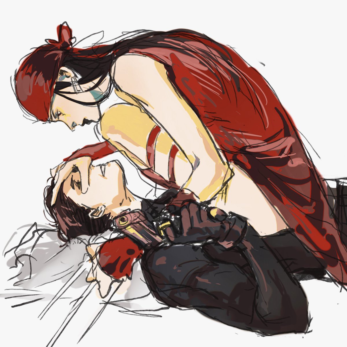 shaokaotanzhu's tweet image. #Punisher &amp;amp; #Elektra