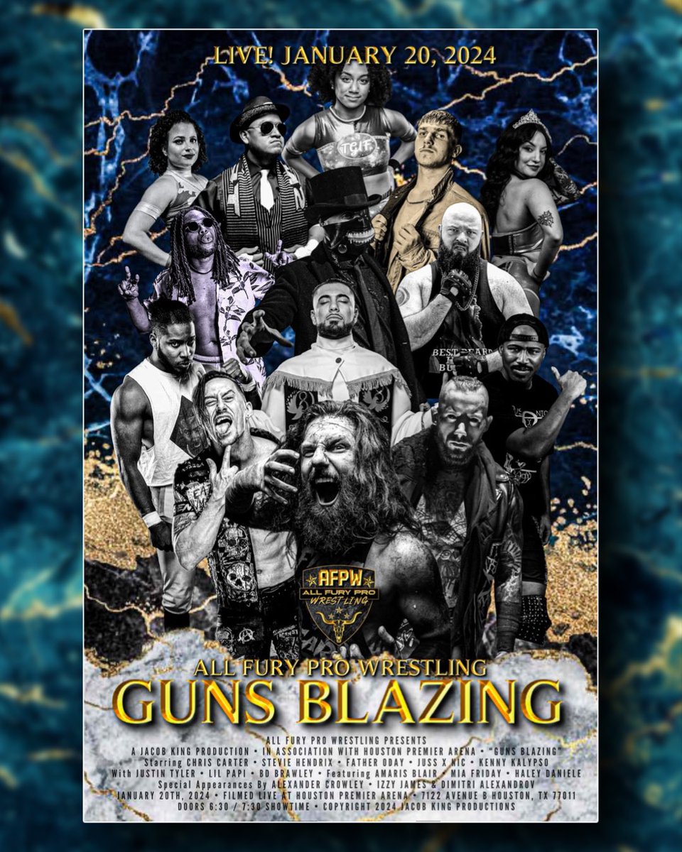 AllFuryPro's tweet image. We will begin match announcements for #GunsBlazing next Monday 12/4!  Be sure to get tickets early to witness the birth of a new kind of indie wrestling experience!

🎟️: eventbrite.com/e/all-fury-pro…