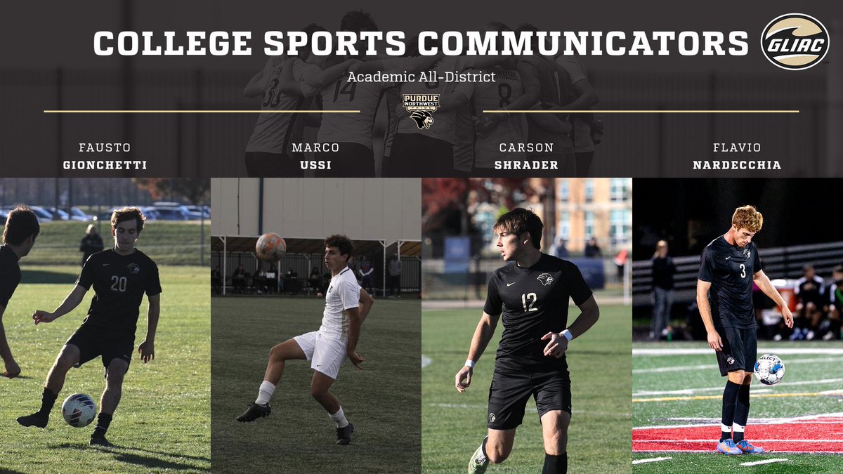 Congrats to Fausto, Marco, Carson and Flavio on their Academic All-District recognition!