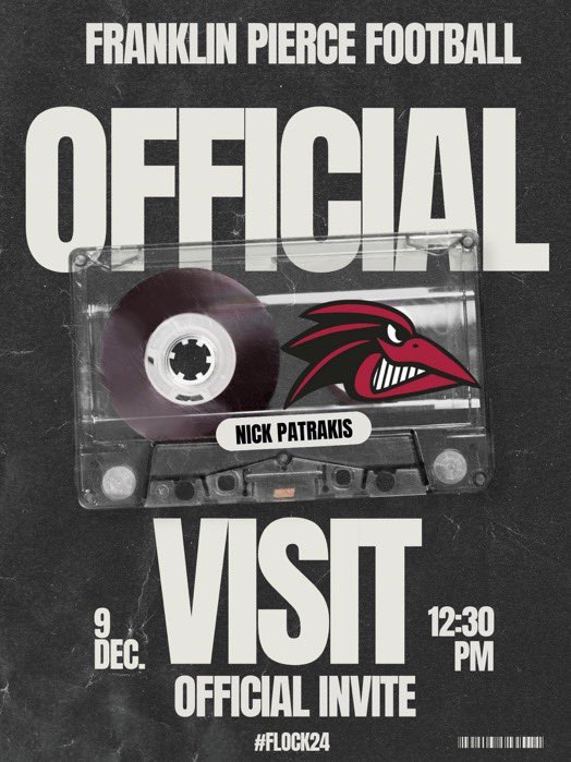 Thank you to coach <a href="/Coach_GAS/">Russell Gaskamp</a> and the rest of the staff at Franklin Pierce for this opportunity. I’m excited to be up there on December 9th!