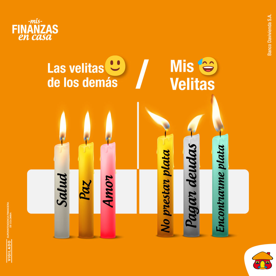 ¿Qué tipo de deseos pedirá esta noche de velitas?✨

Déjenos el emoji "🕯️" si se siente identificad@ con estos deseos financieros.🙌🏼

#MisFinanzasEnCasa #DíaDeLasVelitas #7DeDiciembre