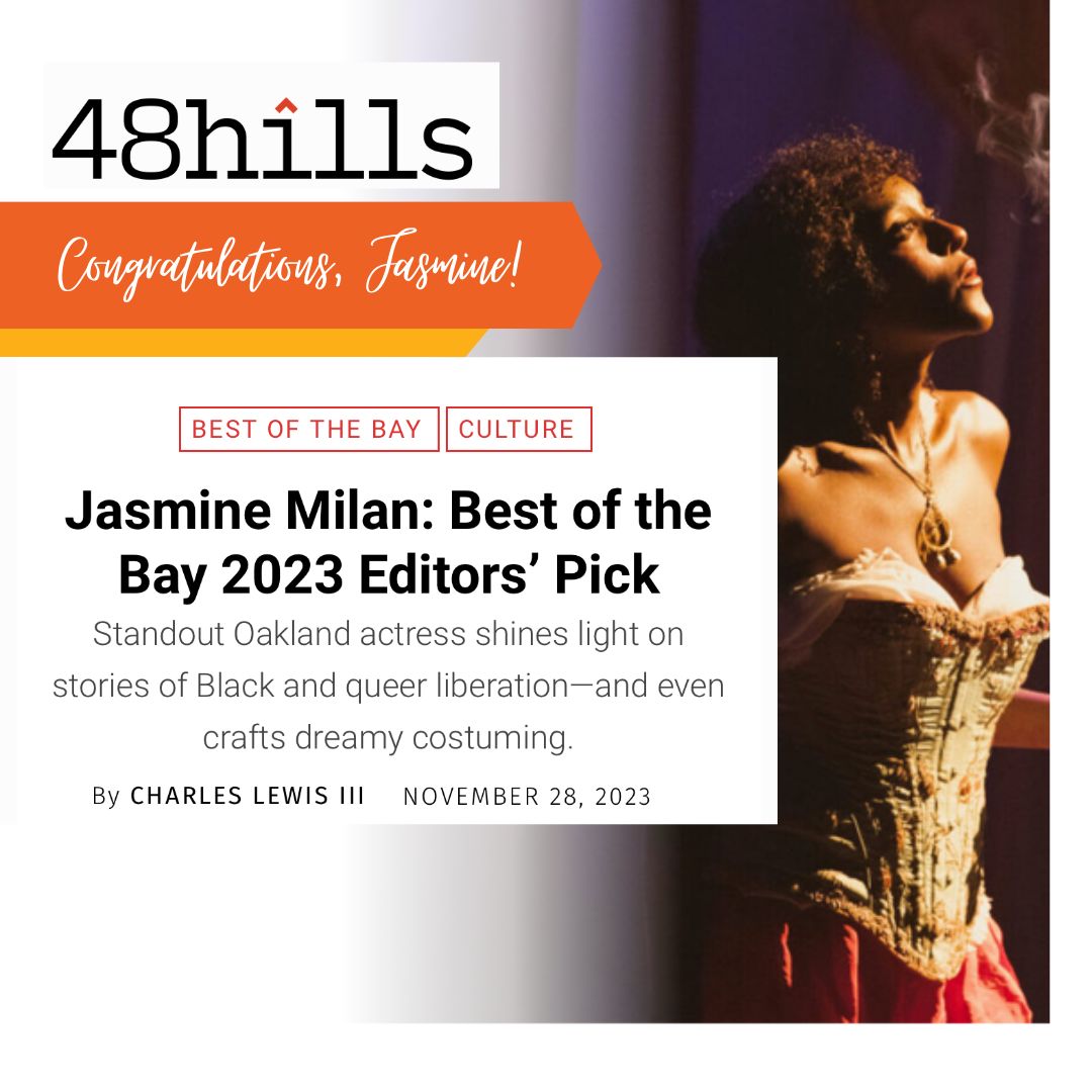 crowdedfire's tweet image. Congratulations to Jasmine Milan Williams! A brilliant artist and collaborator who lights up the Bay! 

Read more about Jasmine at 48hills and here:
jasminemilan.com
