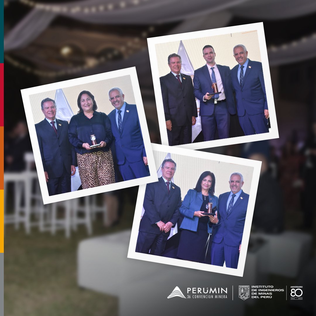 PeruminOficial's tweet image. Ayer celebramos el cóctel de agradecimiento de PERUMIN 35 y 36, acompañados de grandes líderes mineros del país.

Abraham Chahuan, presidente del IIMP, anunció que  #PERUMIN37 será en el 2025, y agradeció a todos aquellos que contribuyeron al éxito de las #PERUMIN36.