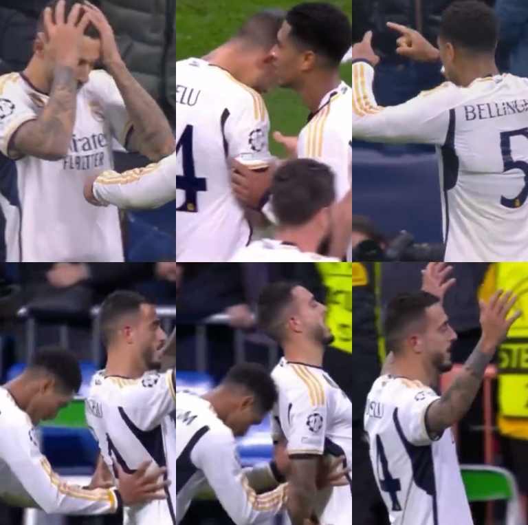 ¿Joselu no quería celebrar mucho su gol de hoy porque había fallado un montón? Pues Jude Bellingham, que le dio una tremenda asistencia, fue a empujarlo frente a la afición y les pidió a todos los hinchas del Real Madrid que le dieran cariño a su compañero. Tiene 20 años de edad,