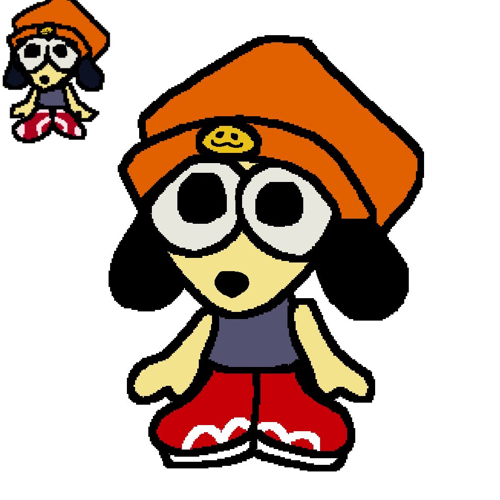 dorkzt3r's tweet photo. Pap the rap #parappatherapper #parappa https://t.co/43wzLGIBX4