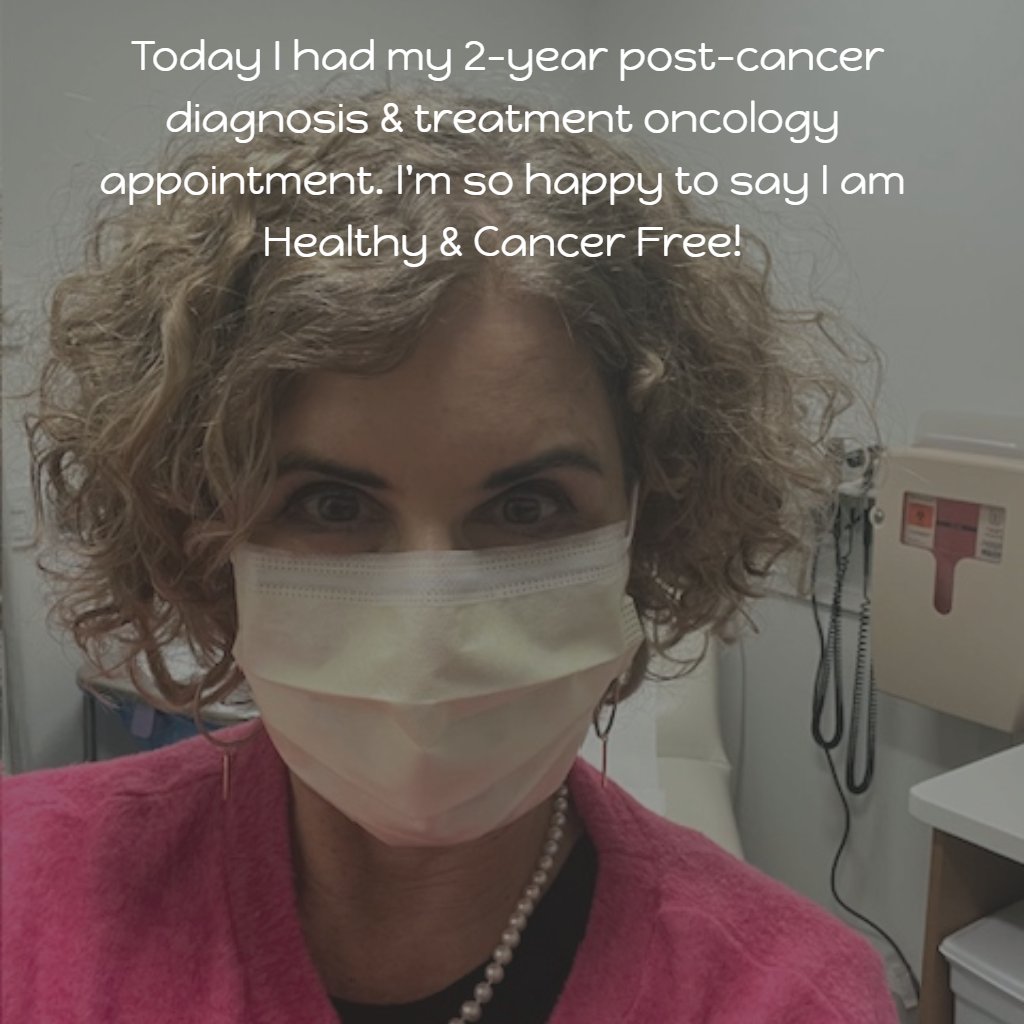 Awesome appointment with my Oncology PA today! Feeling so appreciative!!! #oncology #healthyme #cancerfree #appreciation #WednesdayMotivation #Survivor #GoodVibes