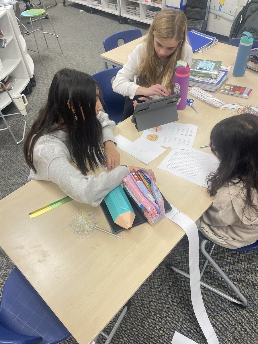 Great collaboration happening between classmates as they create scaled down models of our universe! #d30learns