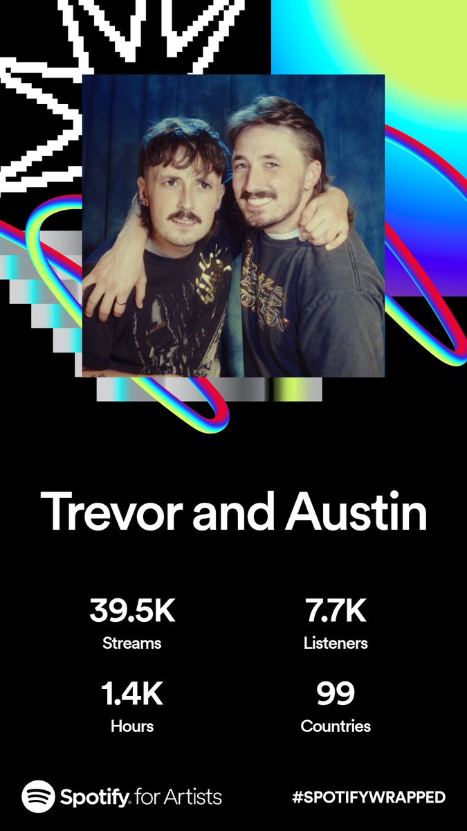 TrevorandAustin's tweet photo. thank you for listening ! see u next year ;) https://t.co/qPgkciqsVj