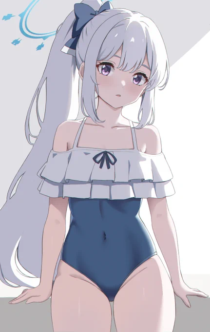 水着ミヤコ#ブルアカ 