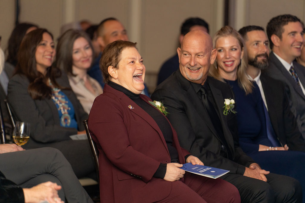 VLeadership's tweet photo. Wow! What an incredible evening celebrating @Angela_Hughey & @BrianSpicker as the 74th Man & Woman of the Year w/ so many of AZ leaders. Stay tuned for more photos & videos from the program next week. Thank you to everyone who made the evening such a success. #LeadingAZ https://t.co/lJ0IeOiJ14