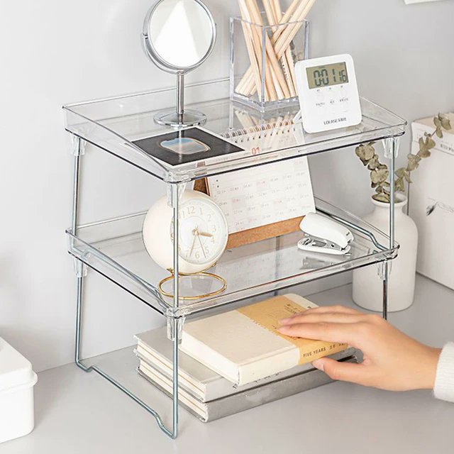 Organize with elegance using our Transparent Storage Rack! Maximize space, foldable design, and clear style for a clutter-free home. Check out our website to get yours delivered directly to you! littlehappyhome.com/product/transp… #LittleHappyHome #DesktopOrganization #ClearStorage #Home