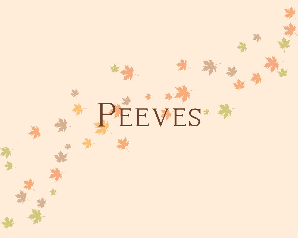 Day 30: Peeves
#hpcharacterchallenge