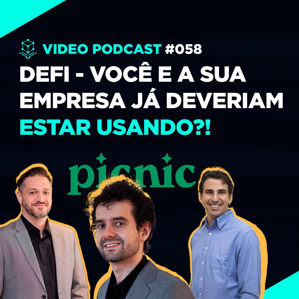 Conheça agora as dinâmicas entre DeFi e TradFi com João Ferreira, fundador da Picnic.

Se você ainda não conhece DeFi, não se preocupe, esse episódio é para você. 

Amanhã no Youtube e principais plataformas de streaming!

<a href="/EstevaoRizzo/">Ξstevão Rizzo</a> <a href="/joaoavf/">João Ferreira</a> <a href="/kenaum/">Kenneth Corrêa</a> <a href="/usePicnicBR/">Picnic ✨</a>